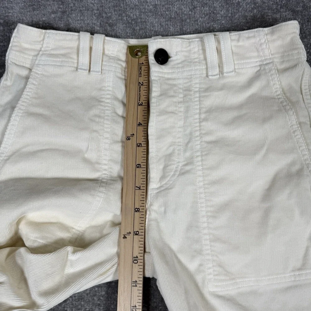 Citizens of Humanity Pants Women's 24 Ivory‎ Agni Utility Canvas Corduroy Jogger